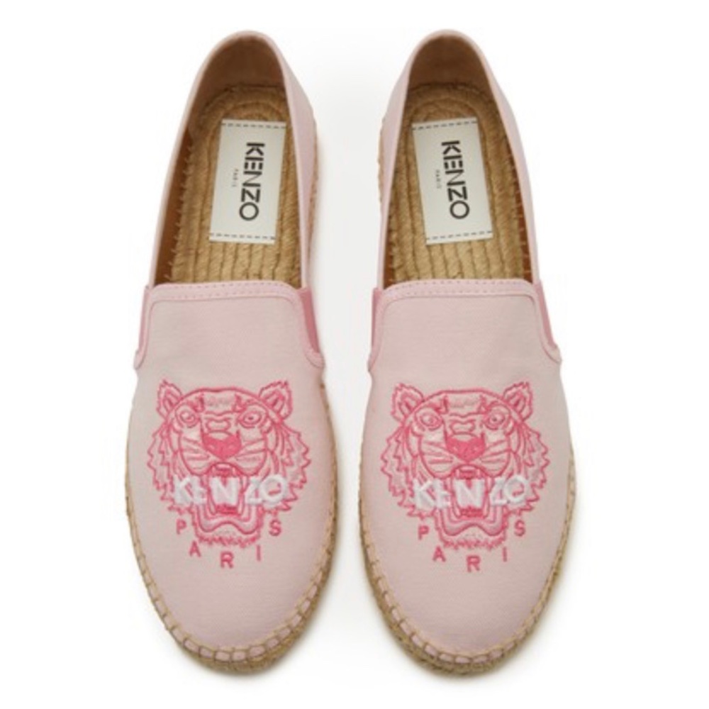 KENZO Women Classic Tiger Espadrille Pink (NEW)